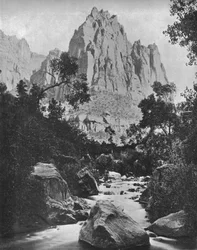 Eagle Crag, Shoshone Falls, Idaho, USA, c1900