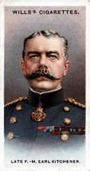 Conte Kitchener di Khartoum, soldato e statista britannico nato in Irlanda, c1900s