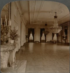 Sala est dove si tengono le ricevimenti, Casa Bianca, Washington D.C., c1900