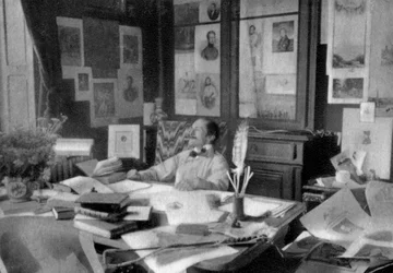 Edmond Rostand, poeta e drammaturgo francese, 1908
