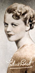 Edna Best 1900-1974, attrice britannica di teatro e cinema, 1935