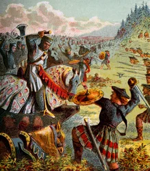 Edoardo I attacca la Scozia, c1850