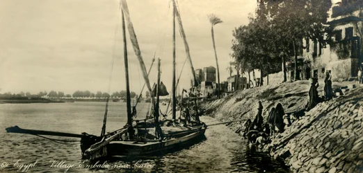 Egitto - Villaggio Embaba vicino al Cairo, c. 1918-1939