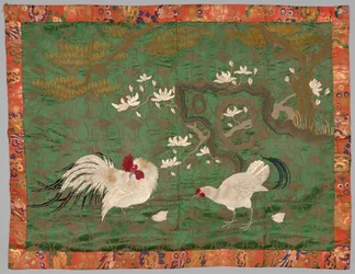 Fukusa ricamata, fine 1800-inizio 1900