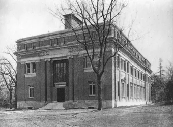 Emerson Hall, Università di Harvard, Cambridge, Massachusetts, USA, inizio XX secolo