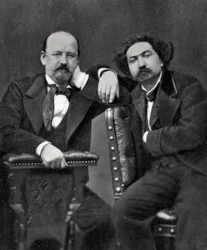 Emile Erckmann e Alexandre Chatrian, scrittori francesi, 1887