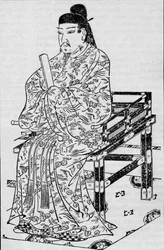 Imperatore Kanmu, che stabilì la Legge di Successione Giapponese, 1907
