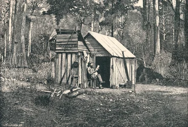 Accampamento di Squatters australiani, 1896