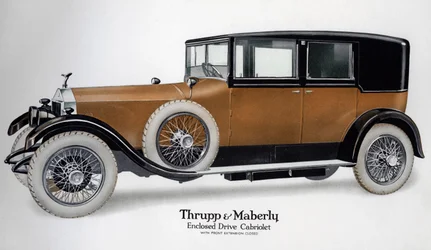 Cabriolet Rolls-Royce con guida chiusa, c1910-1929