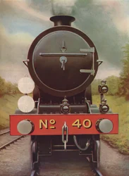 Fari e dischi del motore sulla Southern Railway