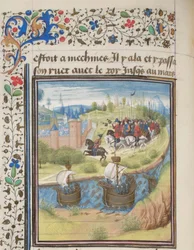 Il re inglese Riccardo I Cuor di Leone conquista l