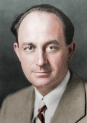 Enrico Fermi, fisico nucleare italo-americano, c1938