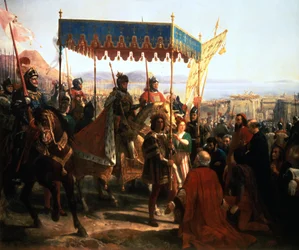 Ingresso di Carlo VIII a Napoli, 12 maggio 1495 XIX secolo