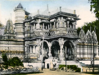 Ingresso alla tomba di Huthi Singh, Ahmedabad, India