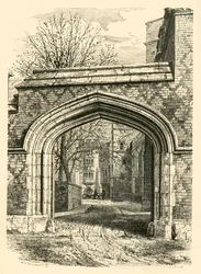 Ingresso al cortile di Weston, 1911