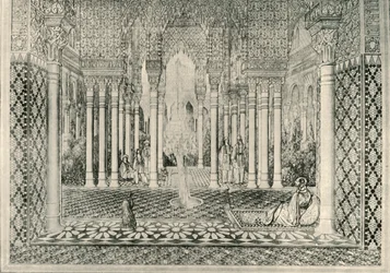 Ingresso alla Corte dei Leoni, XIX secolo, 1907