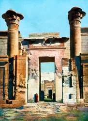 Ingresso al Tempio di Medinet Habu, Egitto, XX secolo
