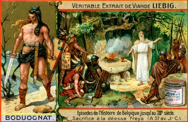 Episodi nella storia del Belgio fino al XIII secolo: Boduognatus, c1900