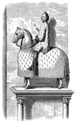 Statua equestre del re Filippo il Bello, 1575 1849