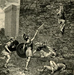 Fuga di Mario il Giovane a Preneste, 1890