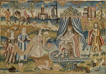 Ester e Assuero, metà-fine XVII secolo