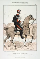 Etat Major della Guardia Nazionale, Assedio di Parigi, Guerra Franco-Prussiana, 1870-1871