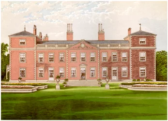 Euston Hall, Suffolk, residenza del Duca di Grafton, 1880