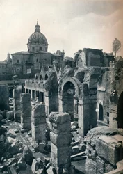 Scavi del Foro di Giulio Cesare a Roma, c1932