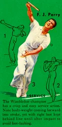F. J. Perry - Servizio, c1935