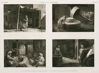 Fabbricazione, altre varie industrie domestiche, Egitto, c.1798