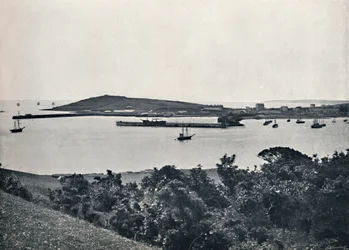 Falmouth - Vista generale, da Pendennis, 1895