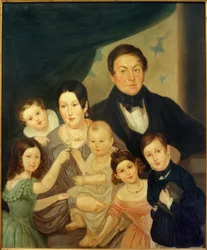 Ritratto di famiglia di Johann von Liebieg