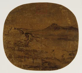 Ventaglio montato come foglia d