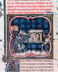Fernando del Portogallo preso prigioniero, c1212, 1375-1379