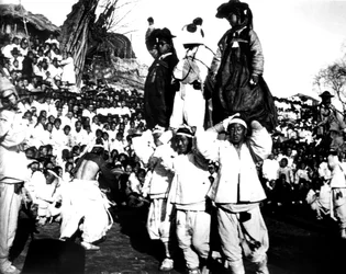 Festival in Corea, 1900