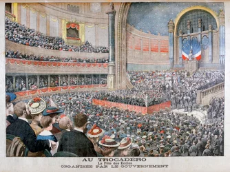 Festival delle scuole statali organizzato dal governo al Trocadero di Parigi, 1904