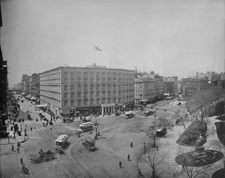 Fifth Avenue e Madison Square, New York, c1897