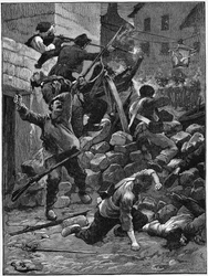 Combattimenti alle barricate, La Monarchia di Luglio, Francia