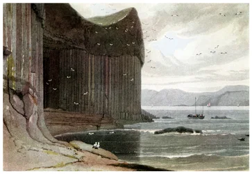 Grotta di Fingal, Staffa, Ebridi Esterne, Scozia. 1814 1956