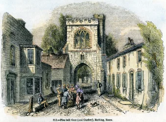Porta della campana antincendio e coprifuoco, Barking, Essex