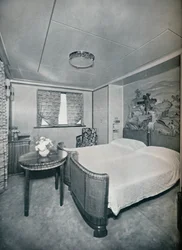 Cabina di Prima Classe de Luxe a bordo della Victoria, 1931