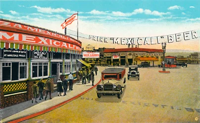 First e Main Streets, c. 1939