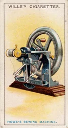 Prima macchina da cucire a punto annodato, [1915]