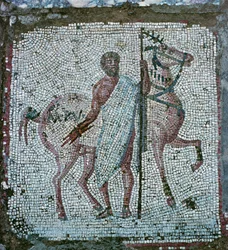 Mosaico pavimentale di una villa romana