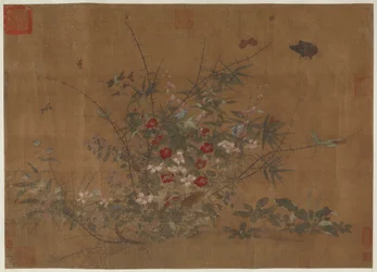 Fiori e insetti, dinastia Ming, XV secolo