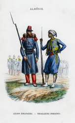 Legionario straniero e tiratore scelto nativo, Esercito francese in Algeria