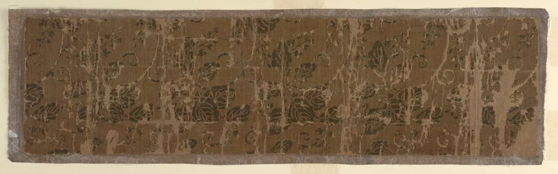 Frammento di una veste buddista kesa, periodo Momoyama o Edo, fine XVI-XVII secolo