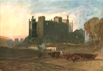Castello di Framlingham, 1828, c1900