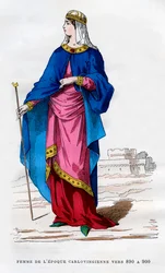 Donna franca del tempo dei Carolingi