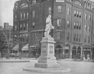Statua di Franklin, Washington, D.C., c1897